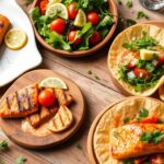 Simple salmon dishes